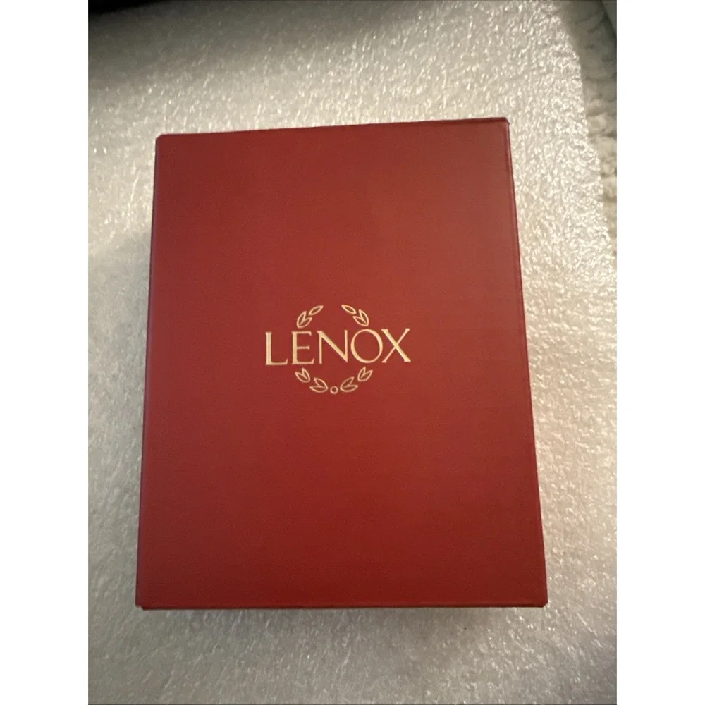 Lenox Sparkle And Scroll Multi-Crystal Snowman Silverplate Christmas Ornament